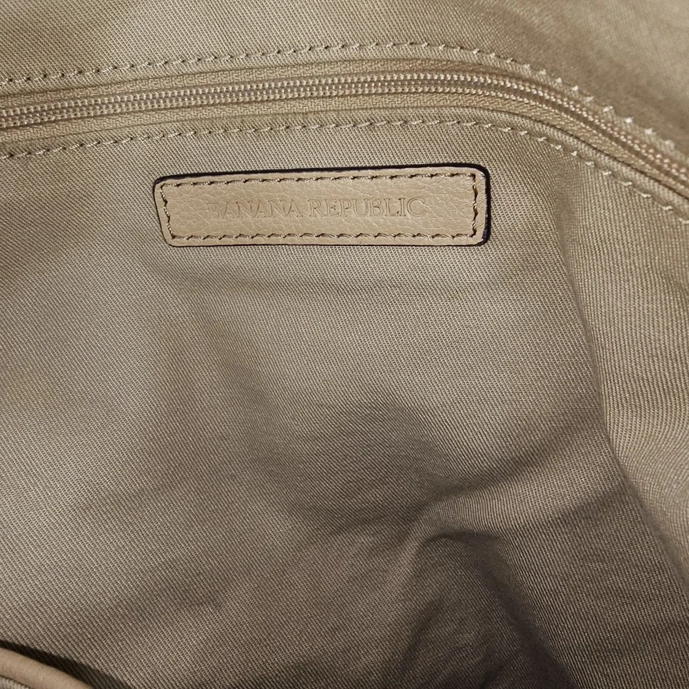 Banana Republic Lexington-Camel/Tan Leather Tote - Shoulder Handbag EUC